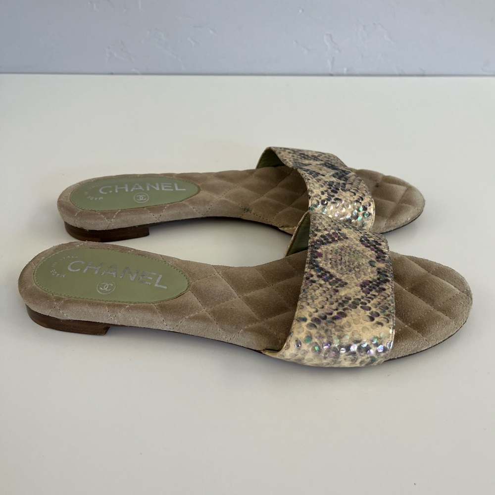 Auth CHANEL Sandals (Missing CC Charms) - Picture 5 of 9